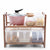 DODUOS 2 Tier Under Sink Organizer, Expandable Under Sink Storage Shelf, Under Sink Rack Shelf Organiser with Removable Shelves and Steel Pipes for Home Kitchen Bathroom