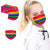 Kids Cute Rainbow Cloud Disposable Printed Face_ Masks with Design, Colored Pattern 3-Ply Breathable Nonwoven with Nose Wire for Children Boys Girls School Daily Use, 50 Pcs (Rainbow 1)