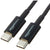 Amazon Basics USB Type-C to USB Type-C 2.0 Cable - 6 Feet (1.8 Meters) - Black, 5 pack