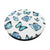 Blue Butterflies Pattern For Girls and Women on White PopSockets PopGrip: Swappable Grip for Phones & Tablets