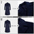 APTRO Mens Wool Coats Long Coats Thick Winter Jacket Elegant Outwear 80% Wool Trench Coat 1818 Navy L