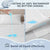 Amazon Brand -Umi Waterproof Anti Bed bug Mattress Protector, Mattress Encasement Cover With Zipper, Breathable Hyporallergenic Cotton Terry - 80x200cm+20cm