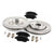 Mapco 47355 brake set brake discs with brake pads front axle