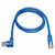 Tripp Lite Cat6 Gigabit Molded Patch Cable (RJ45 Left Angle M to RJ45 M), Blue 3 m (N204-010-BL-LA)
