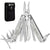 BIBURY Multitools, Upgraded Multi Tool Foldable Pliers, Stainless Steel Multitools with Nylon Pouch, Ideal for Camping, Outdoor, Repairing, Hiking - Gift for Dad Men