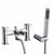 [Bath Shower Tap] Hapilife Waterfall Bathroom Water Filter Mixer Tub Tap Chrome with Handheld Shower Head