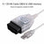 Car K + DCAN OBD2 Diagnostic USB Cable, Diagnostic Connector Cable-OBD2 OBDII Tool Cable Ediabas K + DCAN USB Interface