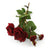 Floral Elegance Artificial 87cm Single Stem Burgundy Spray Rose Flowers x 6