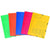Exacompta Pre-Printed Elasticated 3 Flap Folders, A4, 355 g - Assorted Colours, Pack of 10
