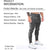 Halfword Men's Gym Joggers Sweatpants Tracksuit Jogging Bottoms Running Workout Sport Trousers with Pockets Dgrey, XL