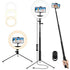 Ring Light LED Selfie Lights - 10" Makeup Ring Light with Tripod Stand & Phone Holder & Selfie Stick Dimmable Circle Light for Live Streaming Tiktok Video Photography Camera / 3 Light Modes