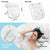 buonson Bath Pillow 4D with 7 Non Slip Suction Cups And Free Massage Brush - Luxury Bath Headrest Cushion for Head, Neck and Shoulder Support - Fits All Bathtub, Hot Tub and Home Spa