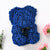 Rose Teddy Bear Rose Bear Gifts for Mum Women Her Teenager Gifts Mother Gifts Handmade Rose Bear Teddy Bear Rose Flower Bear Valentines Day, Birthday Bridal Weddings - Rose Bear with Box (royal blue)