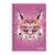 Herlitz 50027262 Flex Notebook with Removable Cover, A4, 2 x 40 Sheets, Design: Wild Animals Wolf, 1 Item Notizbuch Lynx