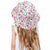 Lumsinker 2 Pcs Baby Girl Boy Bucket Hat UPF 50+ Sun Protection Summer Hat Toddler Beach Bucket Hats Rose Grey Large
