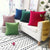 LAXEUYO Velvet Cushion Covers 45x45 cm, Colorful Multi-Color Optional Soft Decorative Square Throw Pillow Cover Pillowcase for Livingroom Sofa Bedroom - Carmine