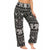 EXCHIC Women Summer Beach Loose Boho Pants Casual Harem Hippie Trousers (#24, S)