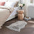 Grey Sheepskin Rug, DECOMAJIC Faux Sheepskin Rugs, Anti Slip Carpet, Fluffy Area Rugs for Bedroom/Living Room 60x120cm