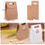 Originality Kraft Paper Handle Box, Vintage Natural Kraft Paper Bag,Kraft Paper Gift Bags Creative Boxes,for Wedding Party Present Wrapping Favour Favor Gift Candy,10 White and 10 Brown, 10×6×15.3CM