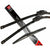Front & Rear kit of Aero Flat Windscreen Wipers Wiper Blades AD61-421|HQ12F