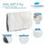 Perfect Orthopedic Support and Relief of Your Back and Neck Pain with our Cervical Contoured Memory Foam Pillow