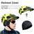 EMPIRELION 6-Panel Thermal Helmet Liner,Warm Running Beanie Hats (Black + Black)