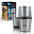 Quest 34170 Compact Stainless Steel Electric Wet and Dry One Touch Grinder, 80g, 200W, 20 x 12 x 12cm, 200 W