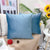 LAXEUYO Velvet Cushion Covers 45x45 cm, Colorful Multi-Color Optional Soft Decorative Square Throw Pillow Cover Pillowcase for Livingroom Sofa Bedroom - Blue