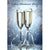 Champagne Flutes Set of 6, 6 OZ Hand Blown Crystal Cocktail Glasses, Together with Friends & Familys to Toast The New Year/Christmas Eve/Party Dinner, Wonderful Gift Box with Foam Protection
