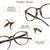 LifeArt Blue Light Blocking Glasses, Computer Reading Glasses, Gaming Glasses, TV Glasses for Women Men, Anti Glare (Tortoise, 0.50 Magnification)