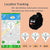 Kids Smartwatch, Anti-lost GPS tracker Smart Watch for Children Girls Boys Compatible for iPhone Android (Black)