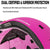 EXCLUSKY Skateboard Helmet Adult Skate Helmet Safety Protective Youth Scooter Helmet for Cycling Skating Roller Skates BMX Adjustable 54-58cm/58-61cm