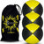 Flames 'N Games 3x Pro Thud Juggling Balls (LEATHER) Professional Juggling Balls Set of 3 + Travel Bag! (Yellow)
