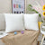 LAXEUYO Velvet Cushion Covers 60x60 cm, Colorful Multi-Color Optional Soft Decorative Square Throw Pillow Cover Pillowcase for Livingroom Sofa Bedroom - White