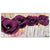 Artopweb Zacher-Finet Pavot Violet II Decorative Panel, Multi-Colour, 100 x 50 cm