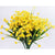 Lawei 10 Bundles Artificial Yellow Daffodils Flowers Fake Shrubs Greenery Plants Bushes for Indoor Outdoor Home Office Garden Decor