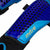 Mitre Aircell Carbon Unisex Ankle Protect Football Shinguard, Blue/Cyan/Yellow, Medium