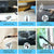 MLMLANT 450ml Multi Purpose Handheld Portable Home Steam Cleaner,Mini Hand Held Steamer Grout,9 Pcs Accessory,For the Car,Window,Shower,Oven,Carpets,Curtains,Upholstery,Furniture,Bathroom,Tile,Floor