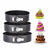 Springform Cake Tins Sets, NALCY Nonstick and Leakproof 3 Pieces (9.4