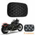 Dasing 8 Suction Motorcycle Cups Seat Rear Passenger Cushion Accessories for Dyna Sportster Softail Touring XL 883 1200